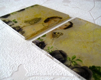 Victorian Faerie Glass Coaster
