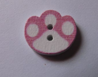 various colors to choose wooden button scrapbooking 14mmx16mm