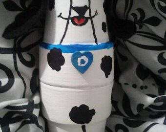 Ceramic Dalmatian puppy gift