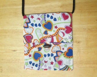 Small Cross Body Foldover Tote