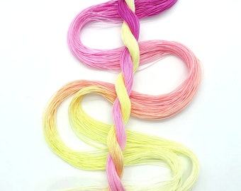 Size 40 "Peace" hand dyed thread 6 cord cordonnet tatting crochet cotton