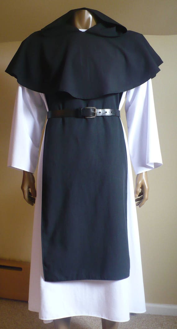 Made To Order Complete Monk Habit With Tunic Scapular Mantel