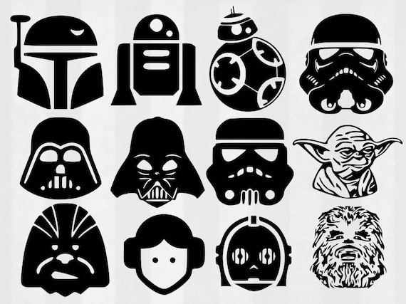Download Star Wars SVG Bundle Star Wars clipart Star Wars cut files