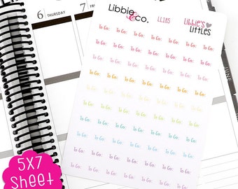 LL185 Libbie's Littles Written To Go Planner Stickers, Errand Check List, Organization, Selling, Erin Condren, Happy, Plum Paper, BuJo, TN
