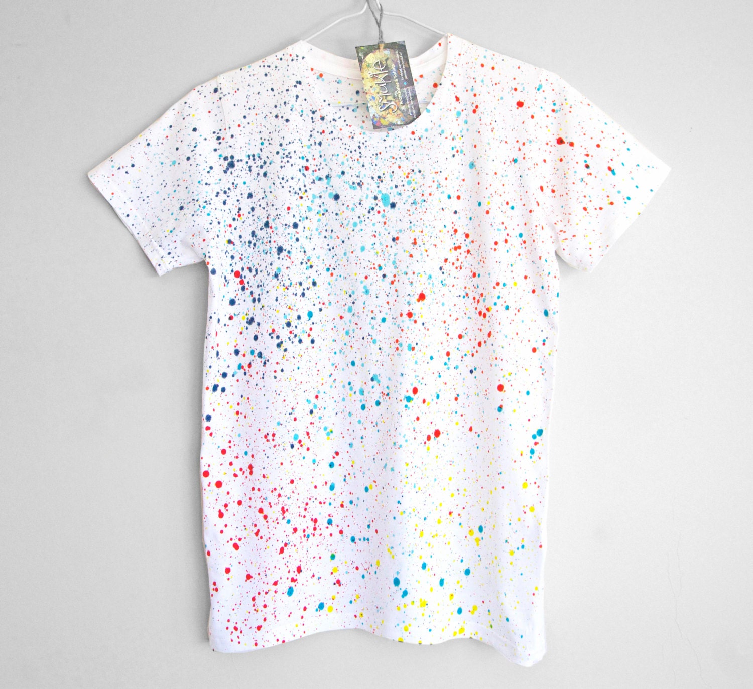 colour splat t shirt