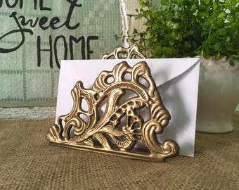 Vintage Teleflora Mail Holder Napkin Holder