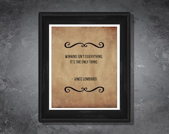 Sports quote | Etsy