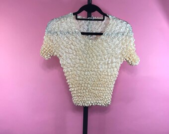 90's Popcorn Crinkled Shirt