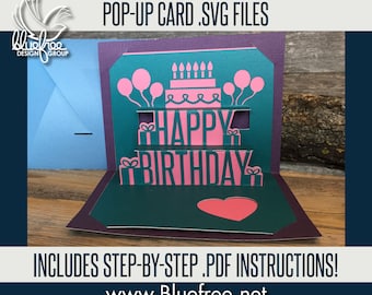 Download Svg pop up card | Etsy