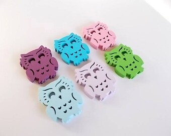 Owl Confetti, Scrapbooking, Table Scatter, Gender Reveal, Woodland Baby Shower Confetti, Owl Die Cuts