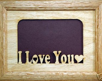 I Love You Picture Frame 5x7