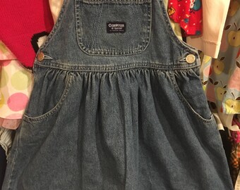 Osh Kosh Overalls Dress 6X