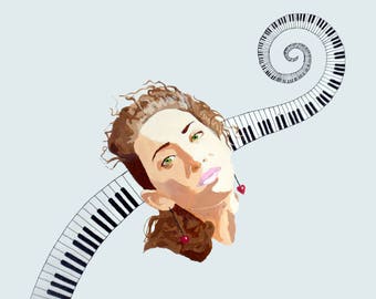 Regina Spektor Pop Art Painting