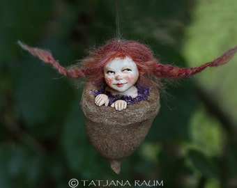pixie girl Feli, handmade decoration