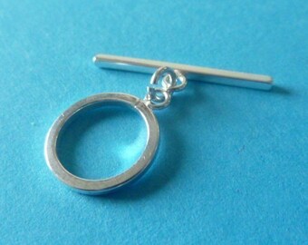 2 sets sterling silver toggle clasp