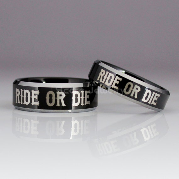 Ride Or Die Couple Rings Ride Or Die Couple Rings