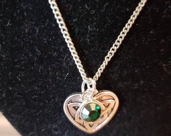 Celtic heart necklace
