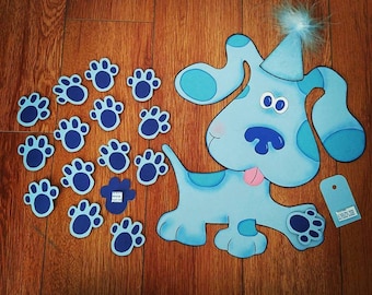 Pin the Paw on Blue Dog Blue's Clues