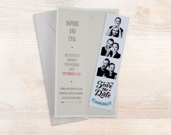Vintage Photobooth Save The Date