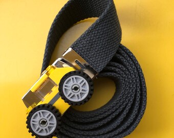 Belt buckle child building brick toy car