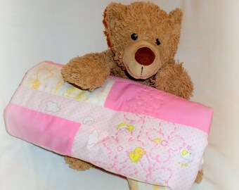 Cover in patchwork for baby girl