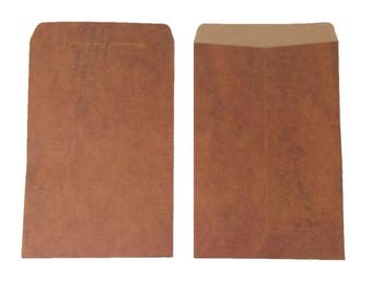 10PCS Old Style Retro Vintage Paper Envelopes 4X8" Brown Kraft C6 Envelopes - Gift, Business, Favors, Baking Packaging