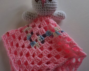 Rabbit Lovey, Bunny Rabbit Lovie, Bunny Security Blanket