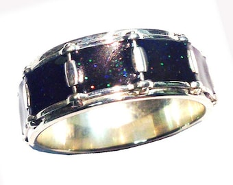 Snare Drum Ring "Black Sparkle"