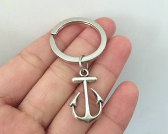 Anchor keychain, Anchor gifts key ring