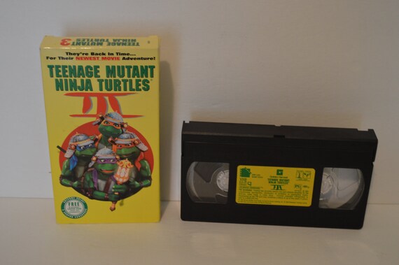 Teenage Mutant Ninja Turtles III VHS