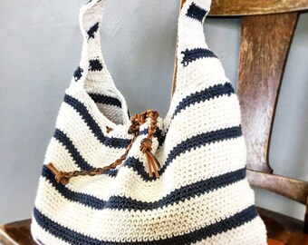 CROCHET PATTERN, The Cameron Slouchy Bag , Crochet Pattern, Easy Bag Pattern, Crochet Pattern, Summer Bag Pattern