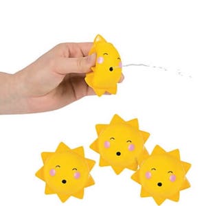 Sunshine party favors (4) /cupcake toppers, party supplies , You. Are my sunshine, sunshine, Squirts