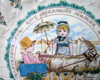 Kate Greenaway Capricorn Plate. Royal Doulton 1977