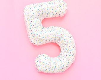 Number Balloons, Ice Cream Party Balloons, Sprinkle Balloons, Ice Cream Party Decor, First Birthday Ice Cream Party