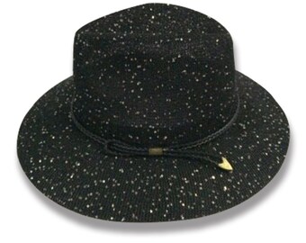 Sun Styles 100% Paper Straw Modern-day Fedora Sun Hat AH-086