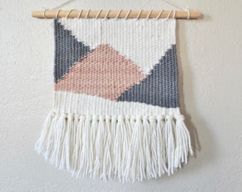 Mountain Composition II | Horizontal Tapestry | Woven wall hanging | Woven wall art | Wall weaving | Tapestry wall hanging | Boho wall decor