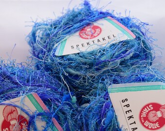 Fuzzy Fashion Yarn Blue Shades