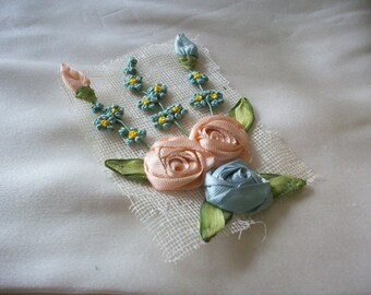 antique authentic ribbon work divine
