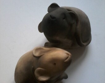 Mice, clay mice, dancingharepottery,handmade rats, rodents, home décor, home and living, pottery animals, handmade mice, pottery rats, mouse