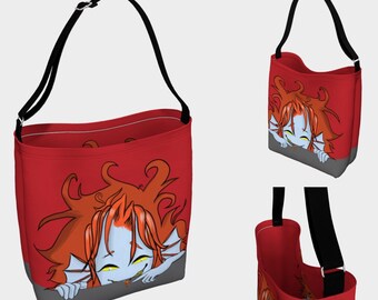 Water Resistant Tote, Mermaid Beach Bag, Everyday Tote Bag, Surfer Girl Gift Idea, Mermaid Lover Gift, Unique Gift for Girls, Back to School