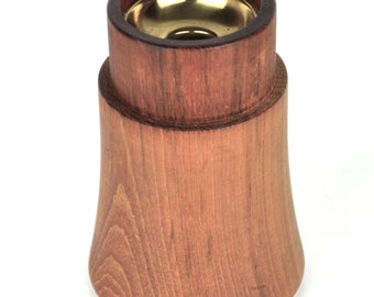 Vintage DANSK Mid Century Wooden Candleholder IHQ