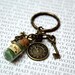 The Wonderland Keyring in Antiqued bronze