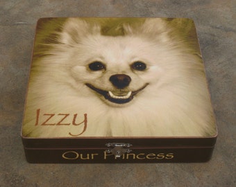 Pet Memorial Keepsake Box, Personalized Photo Keepsake Box, Unique Dog Memorial, Custom Cat Memorial, Pet Urn, Pet Gift Memory Box