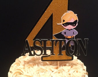 Batboy Inspired Cake Topper