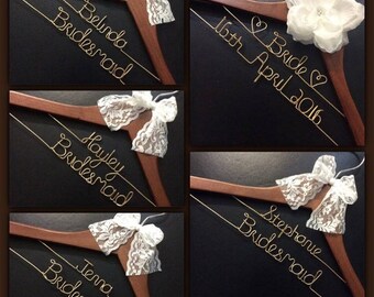 Vintage gold wire hanger