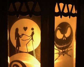 Disney The Nightmare Before Christmas Inspired Battery-Operated Plastic Lantern