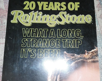 ltd ed 20 years of rolling stone magazine book