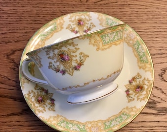 Noritake China Teacups with Saucers for Two