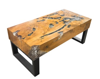 Teak Root and Resin Table CR-2060