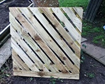 Wooden Stripped Garden Gate